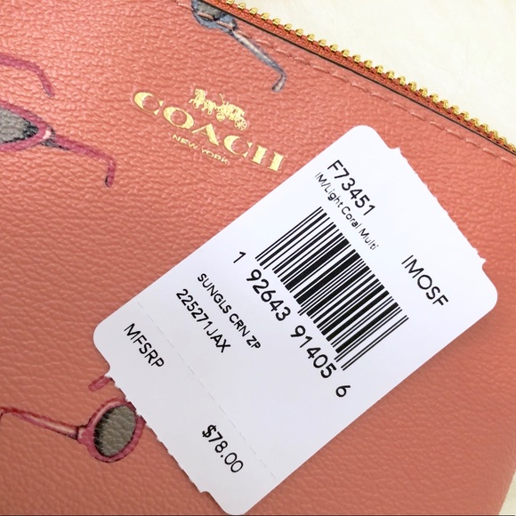 Coach NWT Sunglasses Print Wristlet - Picture 7 of 7
